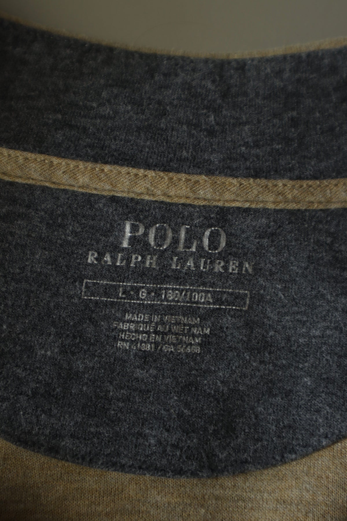 Ralph Lauren trui met kwart rits - L