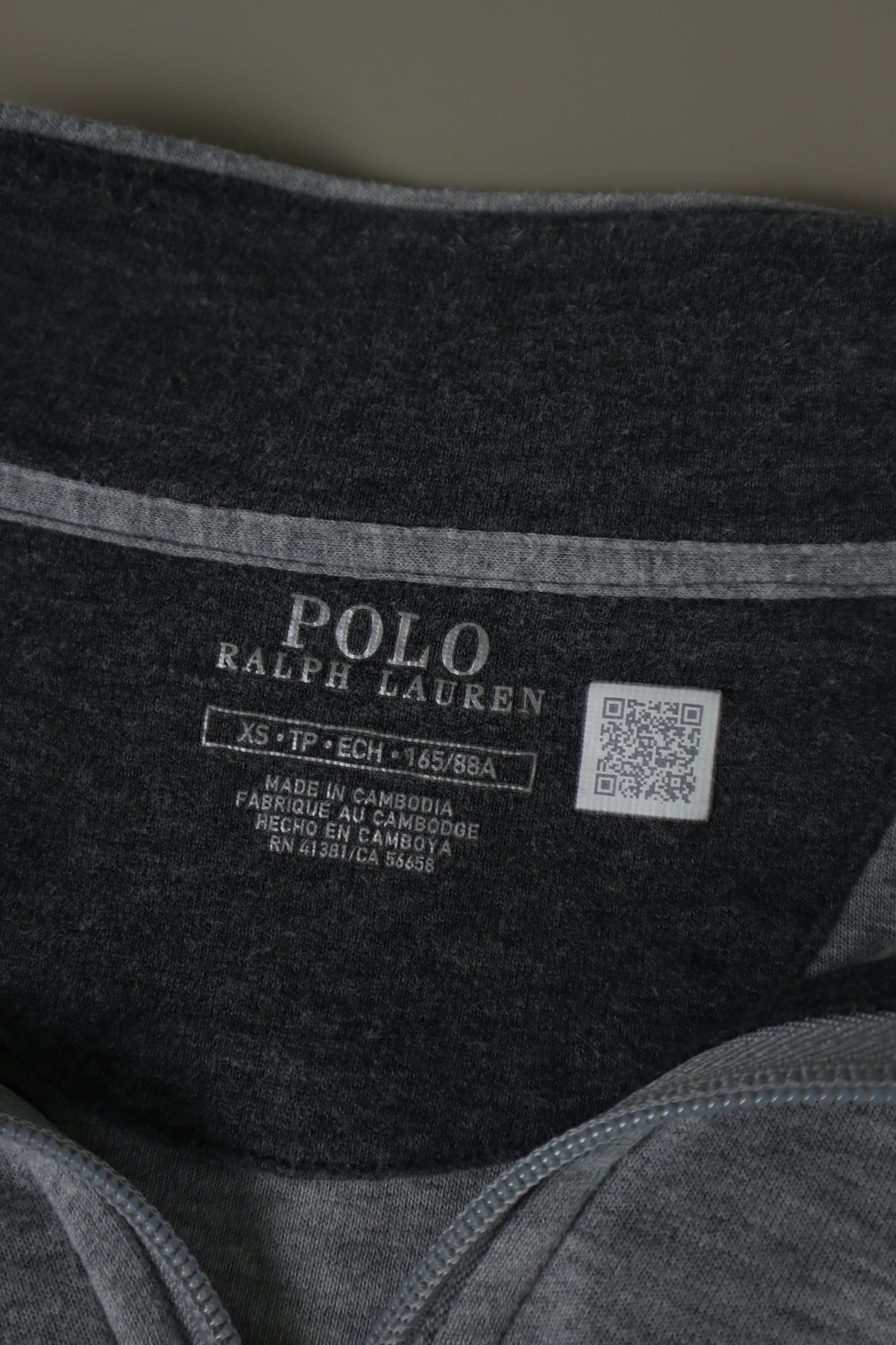 Ralph Lauren trui met kwart rits - XS
