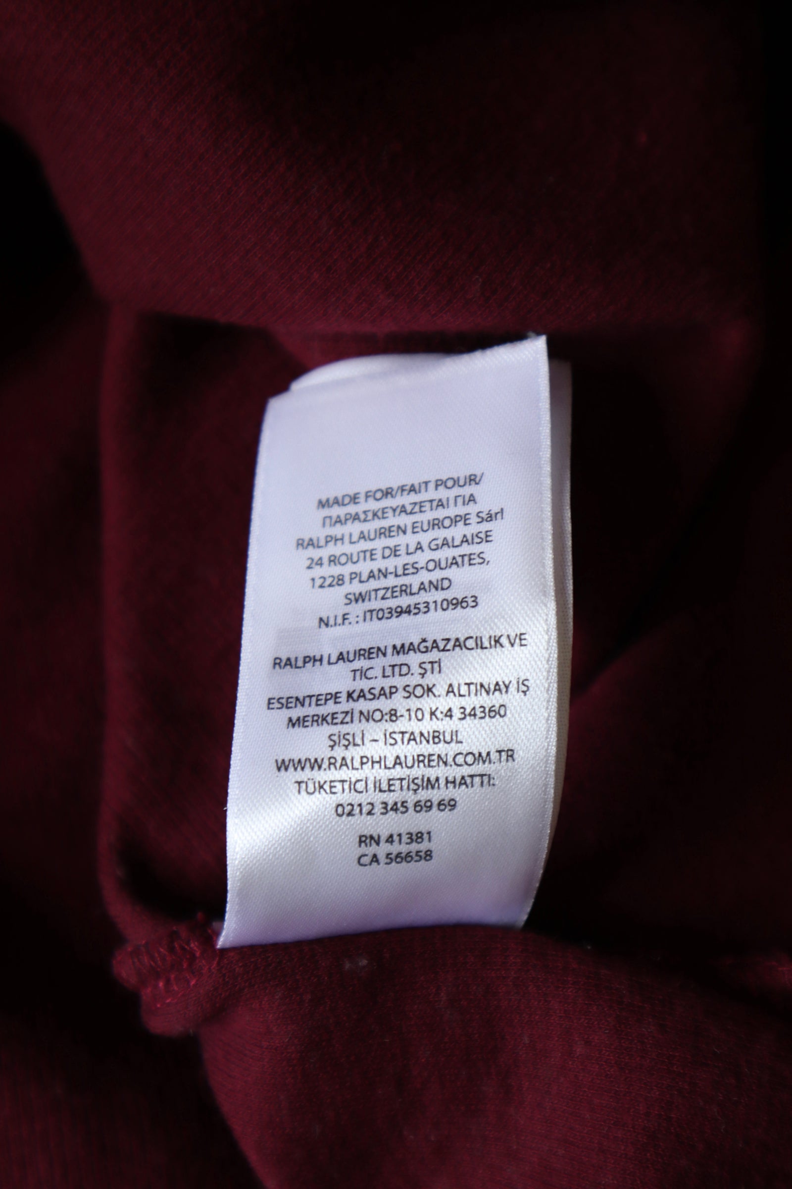 Ralph Lauren trui met kwart rits - M