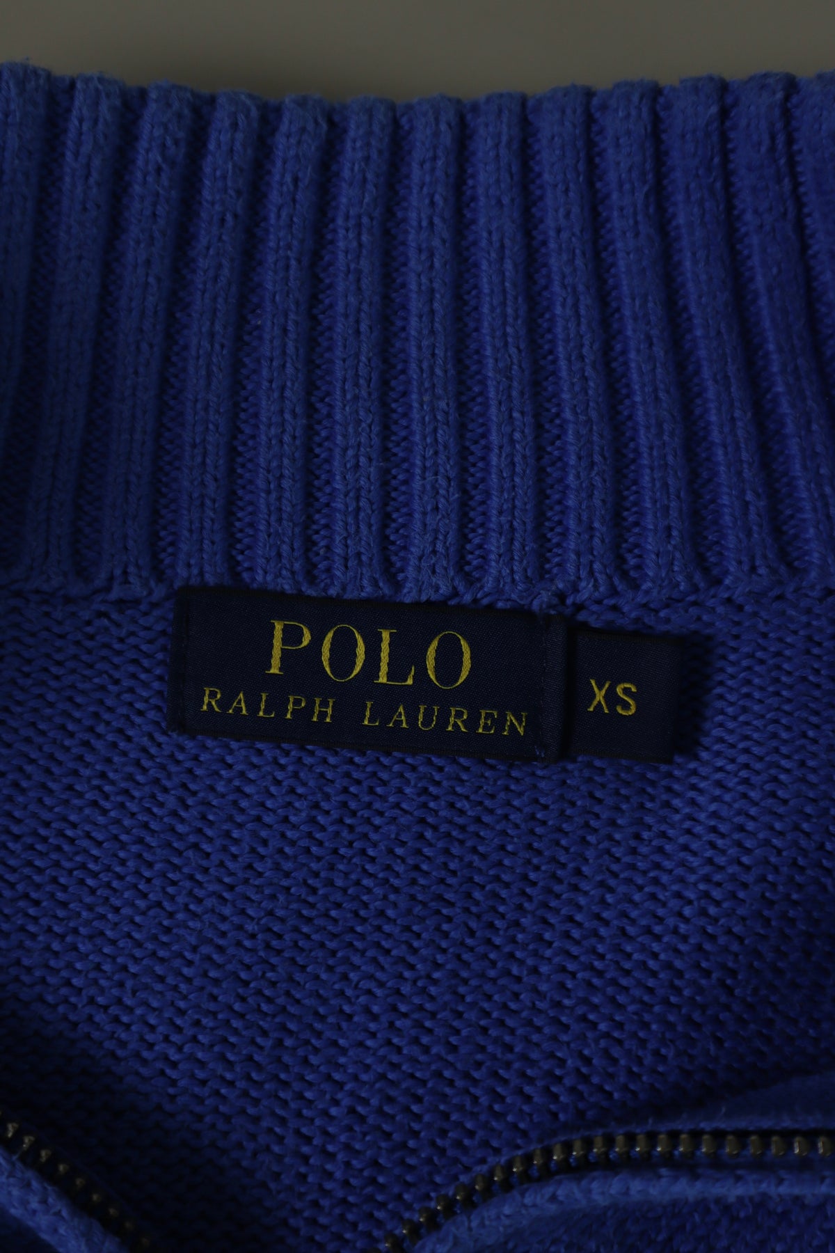 Ralph Lauren trui met kwart rits - S