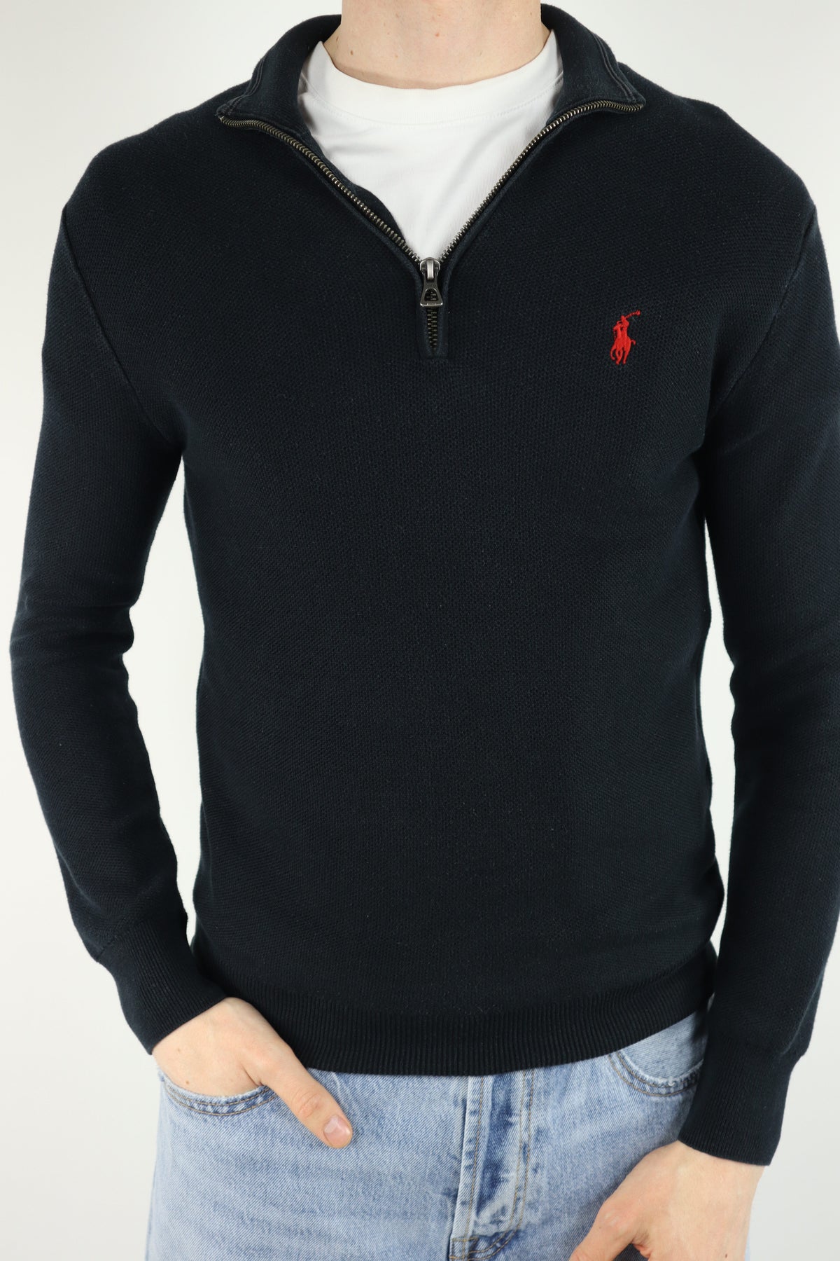 Ralph Lauren trui met kwart rits - XS