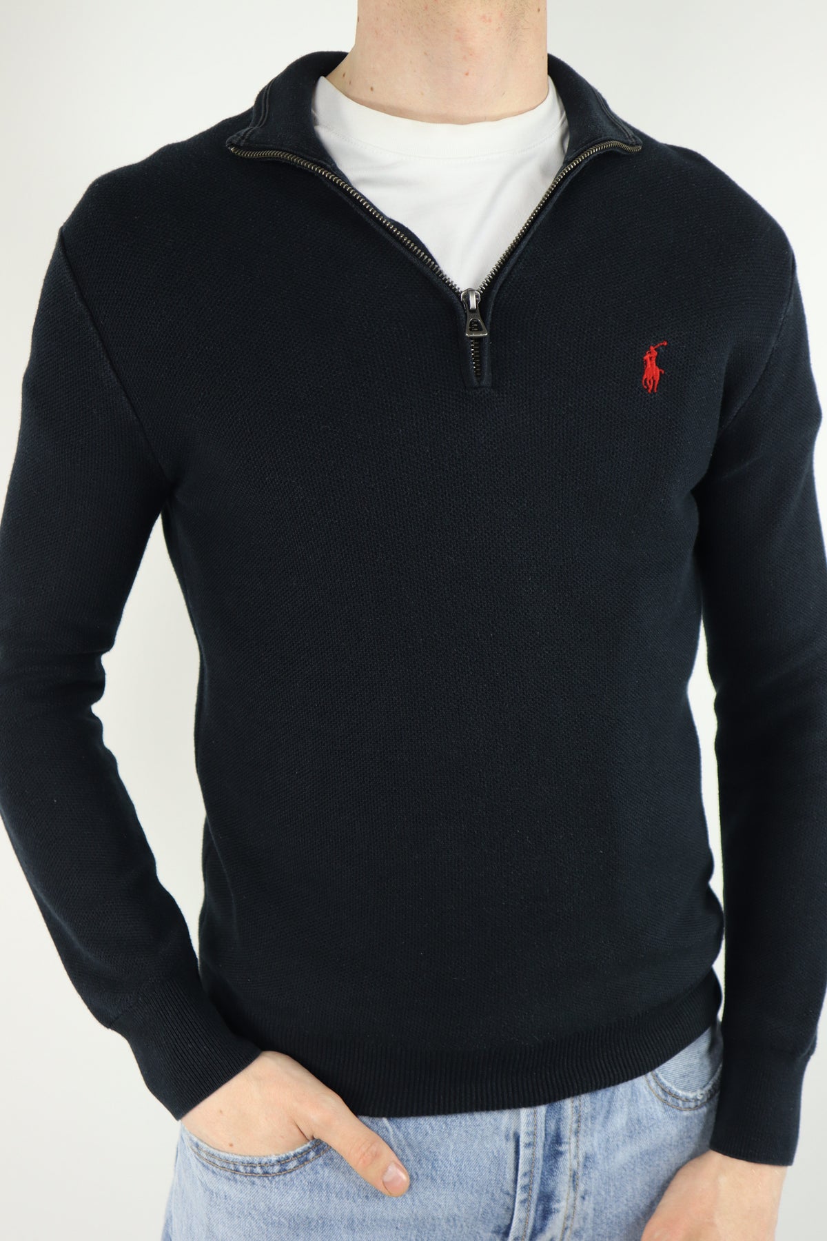 Ralph Lauren trui met kwart rits - XS