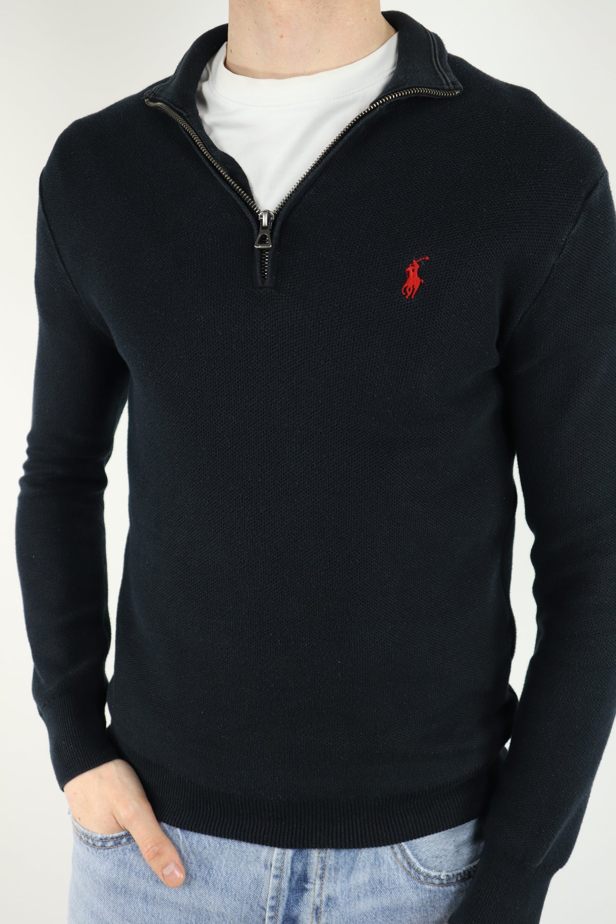 Ralph Lauren trui met kwart rits - XS
