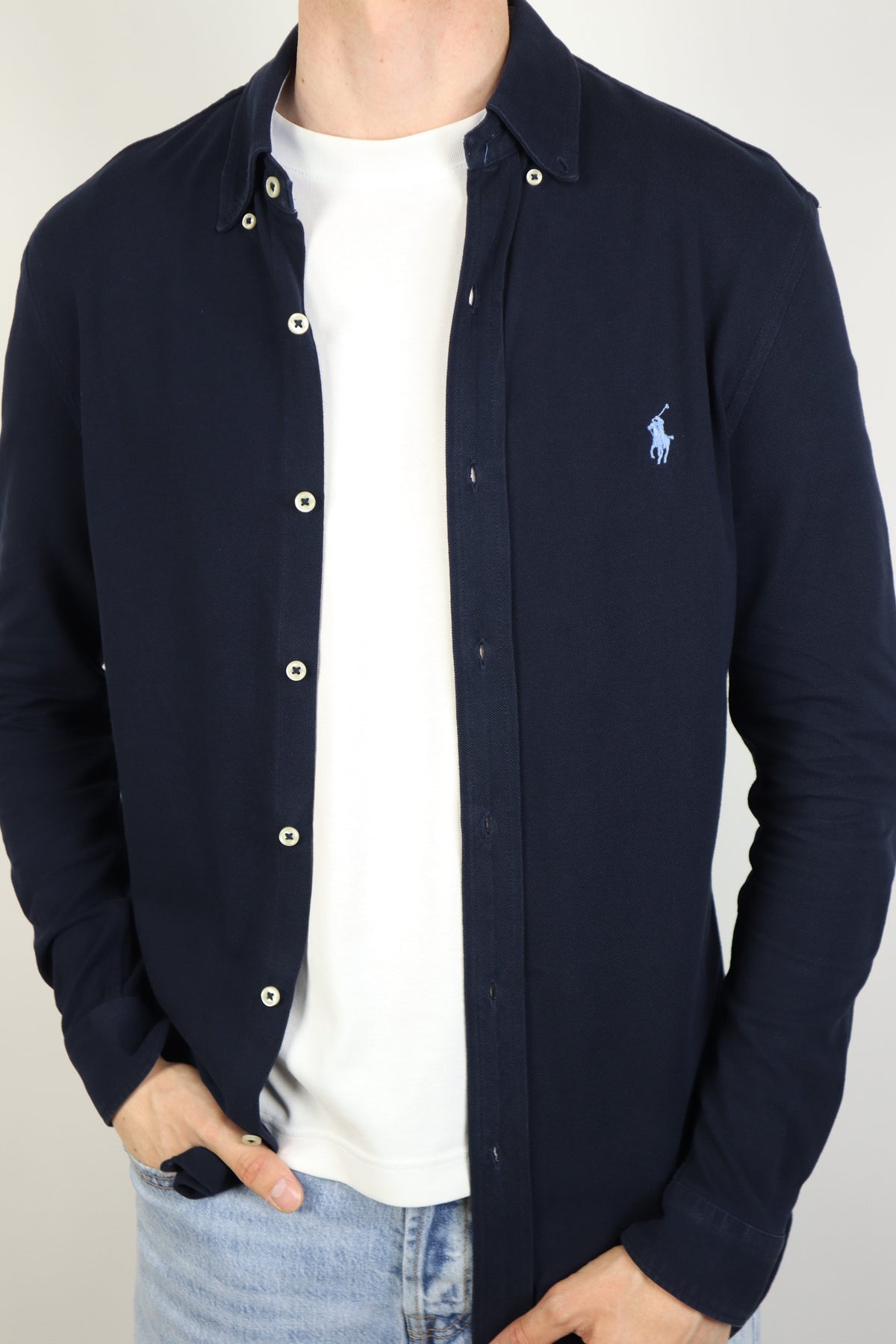 Ralph Lauren overhemd featherweight mesh - S/M
