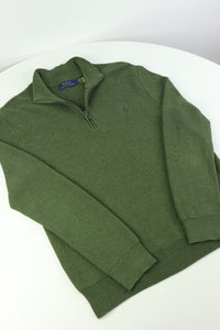 Ralph Lauren trui met kwart rits - S