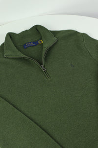 Ralph Lauren trui met kwart rits - S