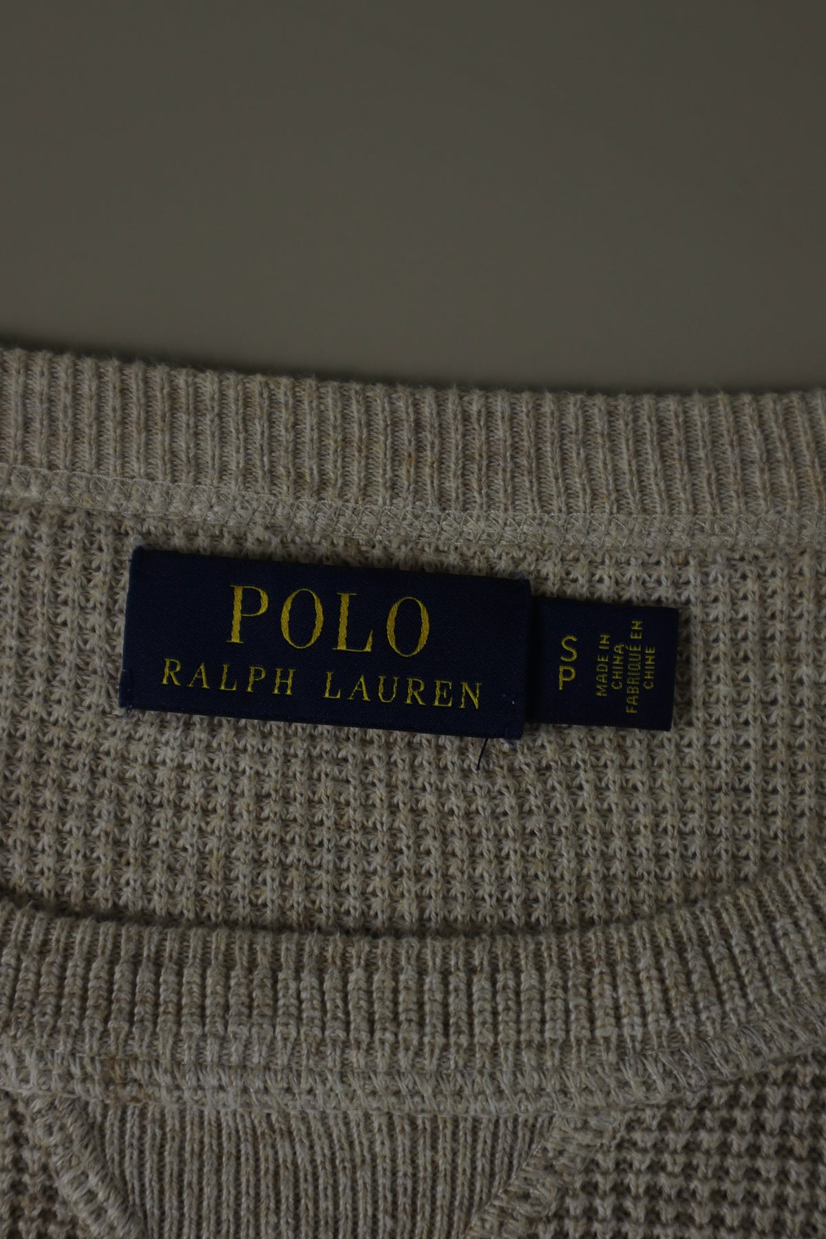 Ralph Lauren trui met ronde hals - S