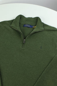 Ralph Lauren trui met kwart rits - S