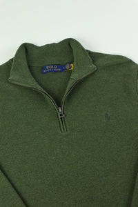 Ralph Lauren trui met kwart rits - S