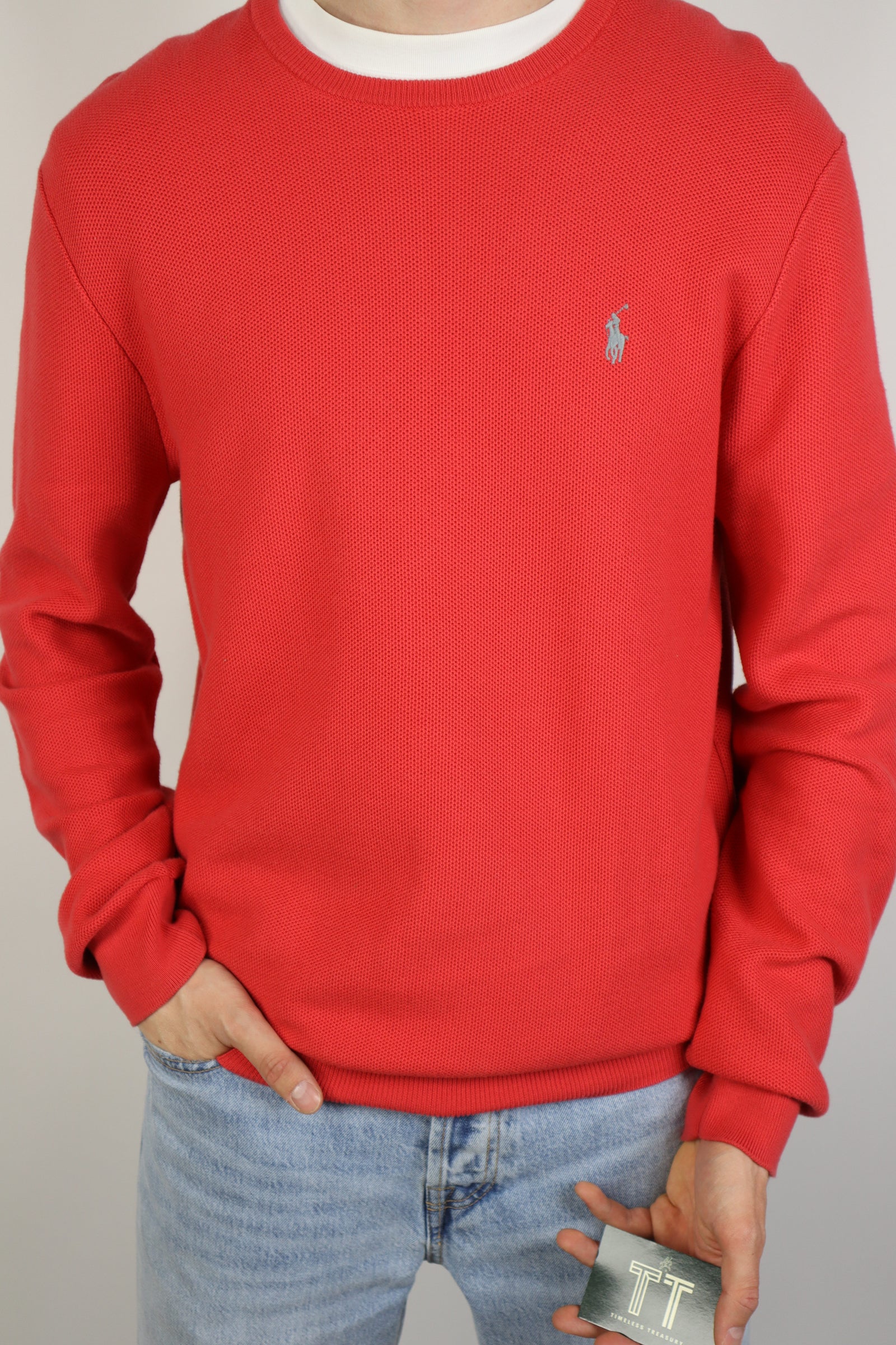 Ralph Lauren trui met ronde hals - M