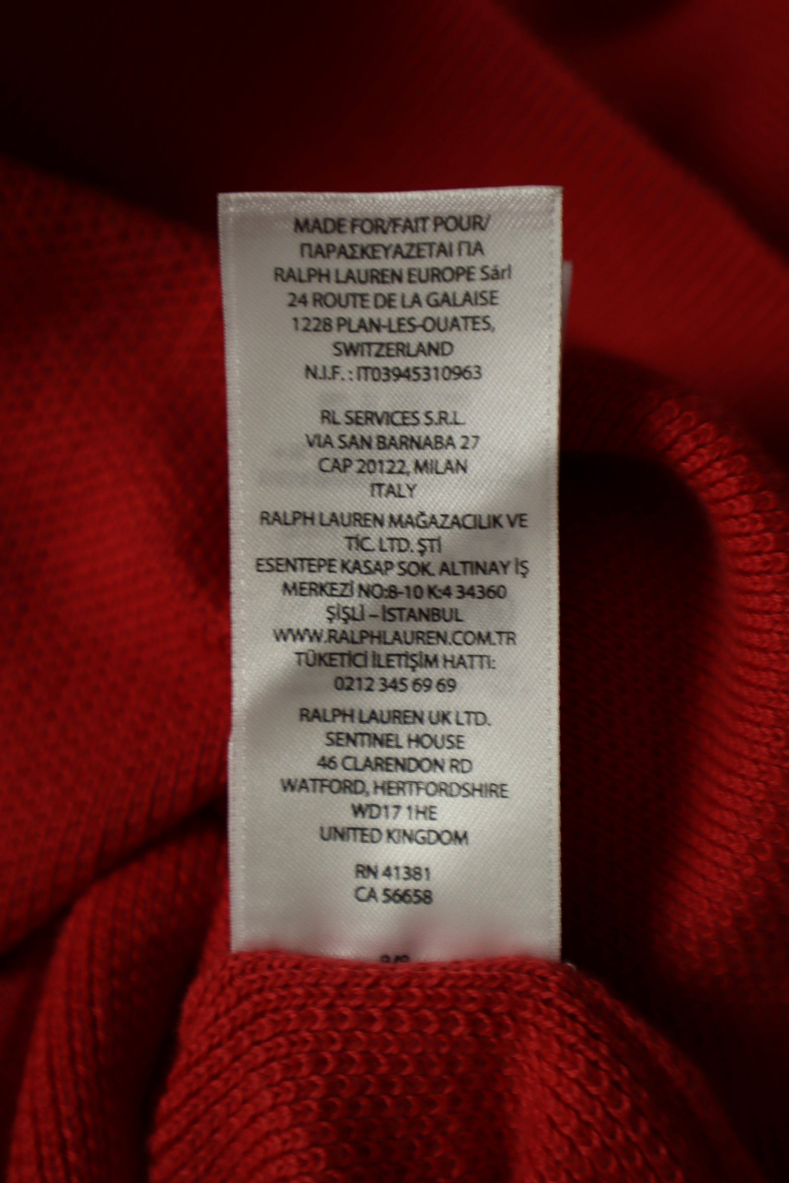 Ralph Lauren trui met ronde hals - M