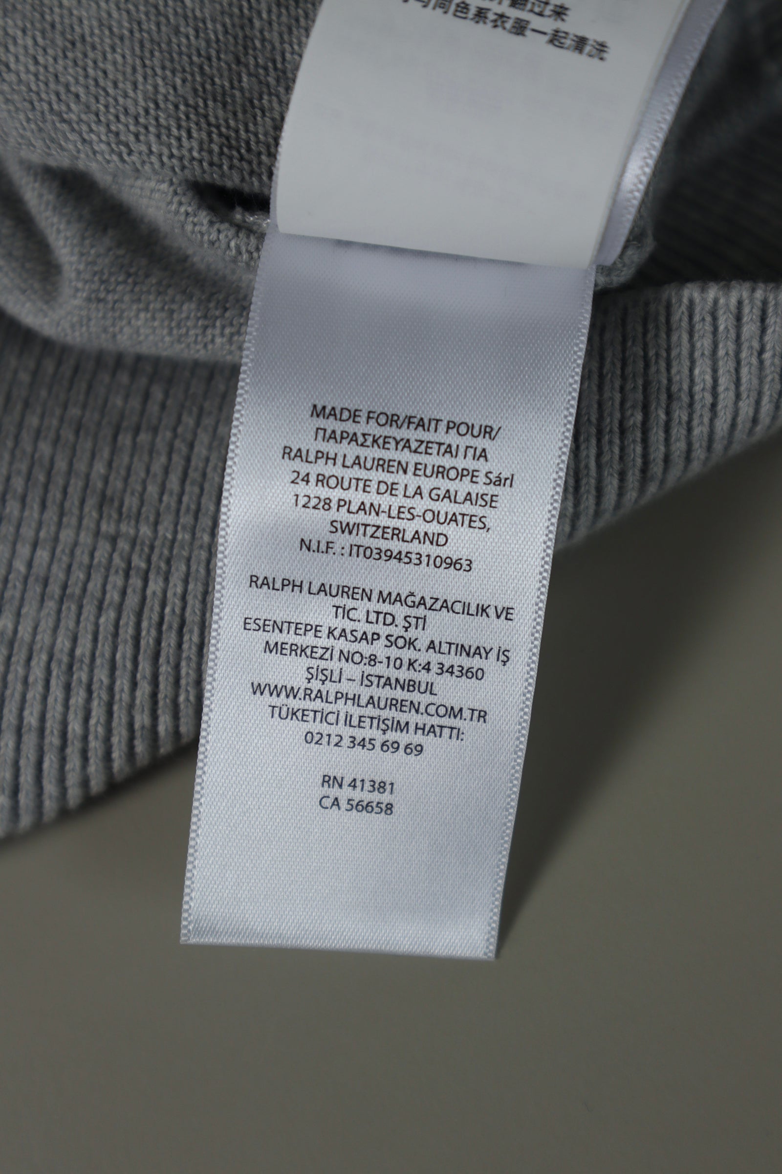 Ralph Lauren trui met ronde hals - S