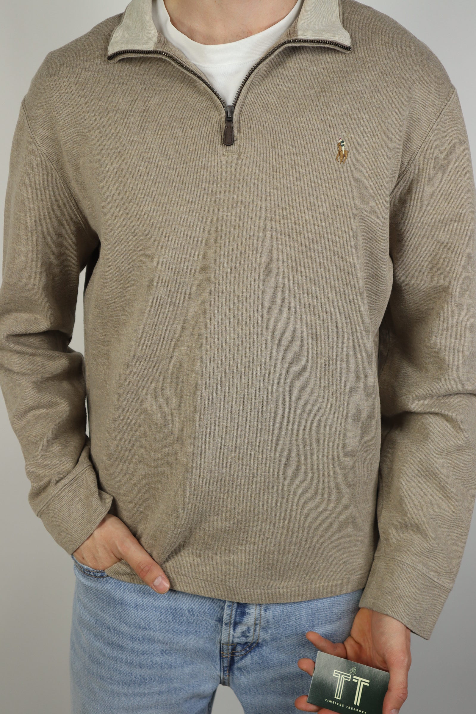 Ralph Lauren quarter zip - M