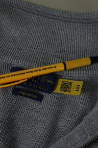 Ralph Lauren trui met kwart rits - S
