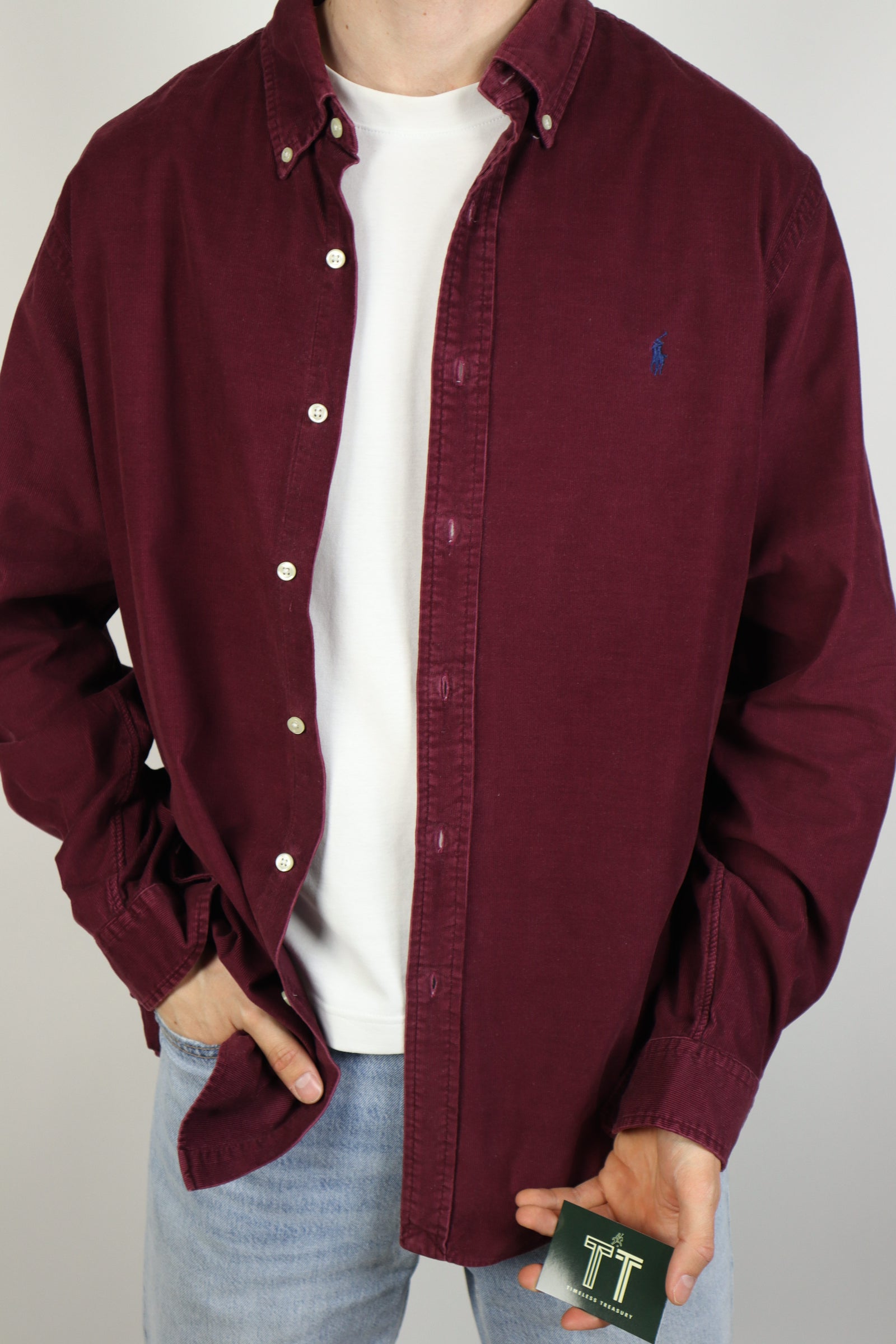 Ralph Lauren corduroy overhemd - XL