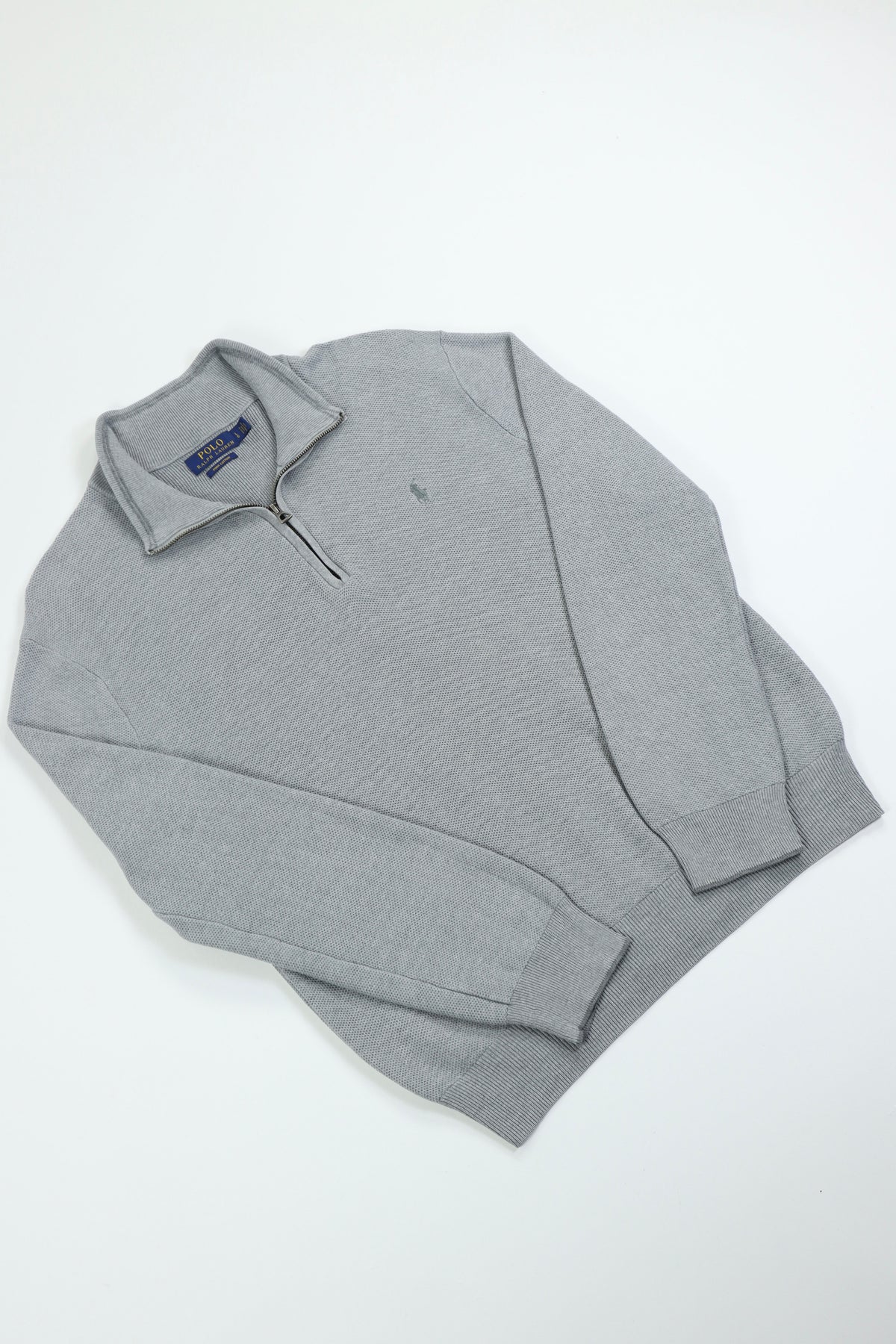 Ralph Lauren trui met kwart rits - M