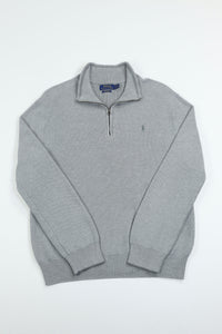 Ralph Lauren trui met kwart rits - M