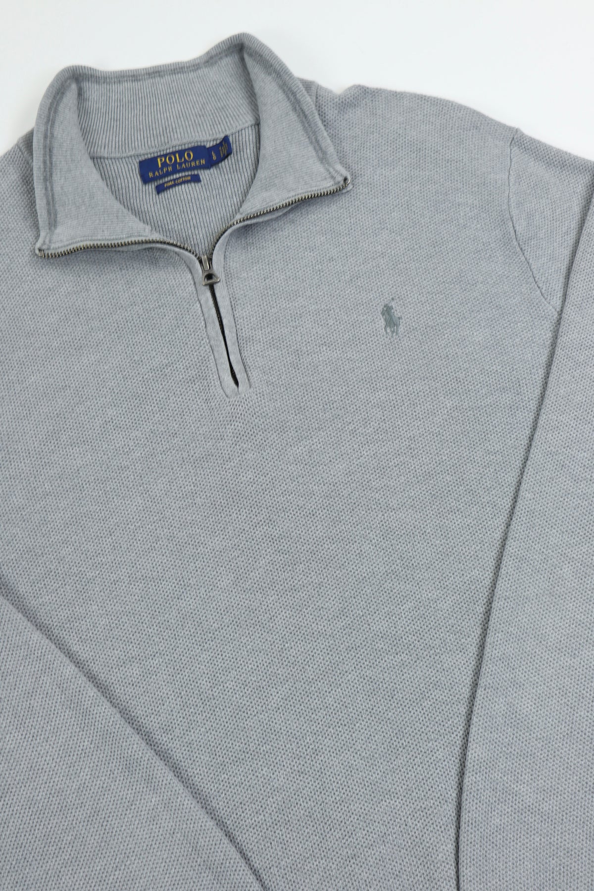 Ralph Lauren trui met kwart rits - M