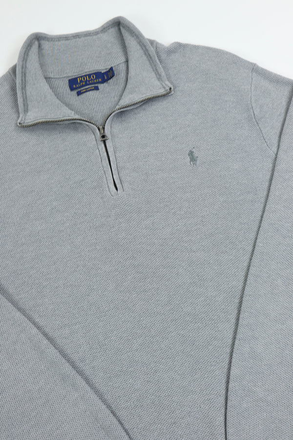 Ralph Lauren trui met kwart rits - M