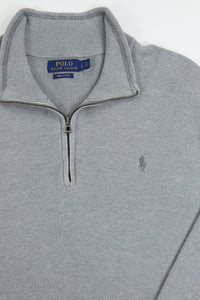 Ralph Lauren trui met kwart rits - M
