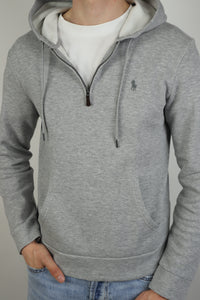 Ralph Lauren hoodie met kwart rits - S