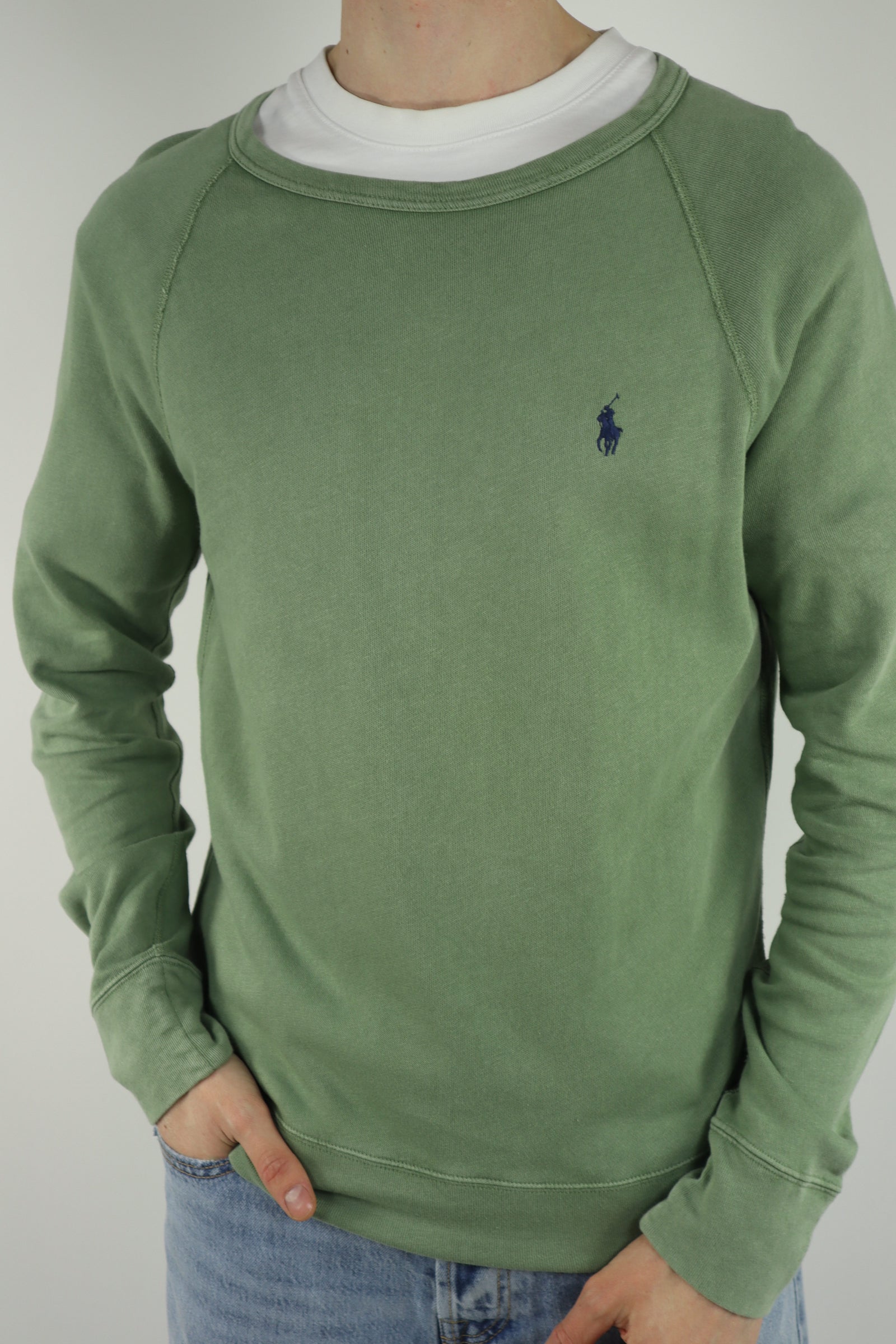 Ralph Lauren trui met ronde hals - M
