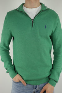 Ralph Lauren trui met kwart rits - M
