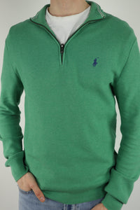 Ralph Lauren trui met kwart rits - M