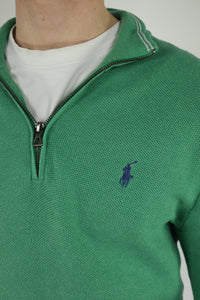 Ralph Lauren trui met kwart rits - M