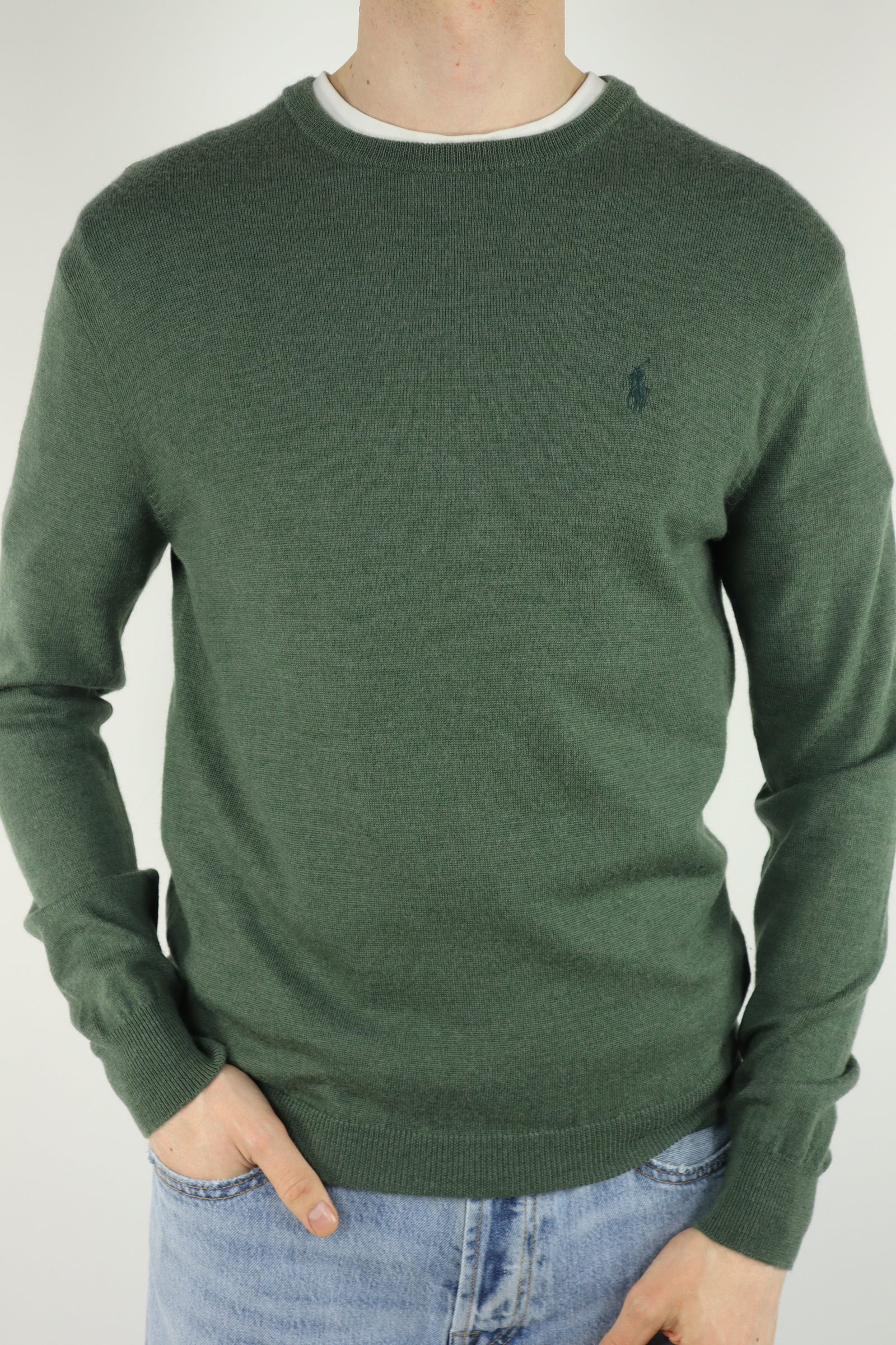 Ralph Lauren trui met ronde hals - S