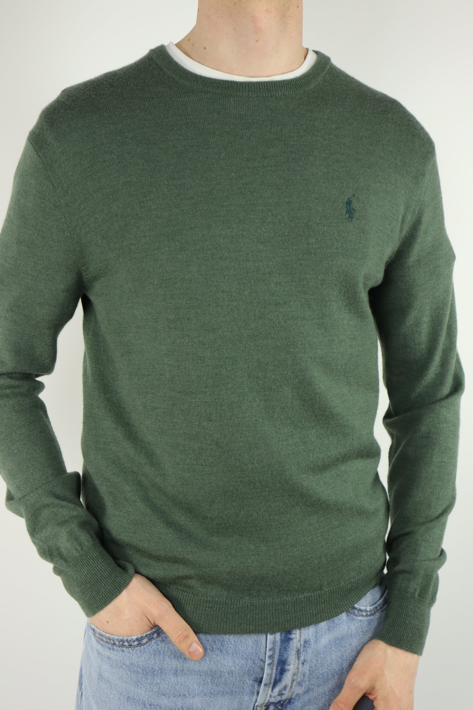 Ralph Lauren trui met ronde hals - S