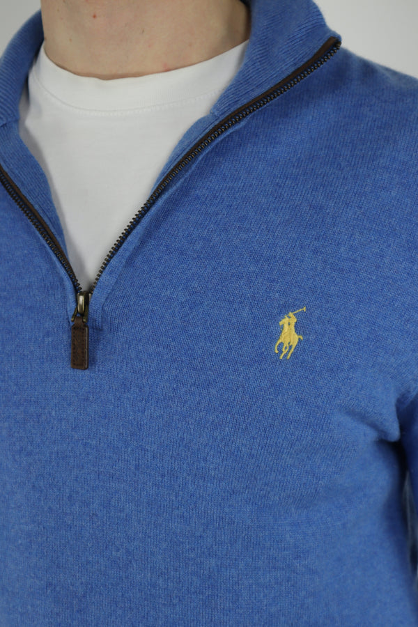 Ralph Lauren trui met kwart rits - S