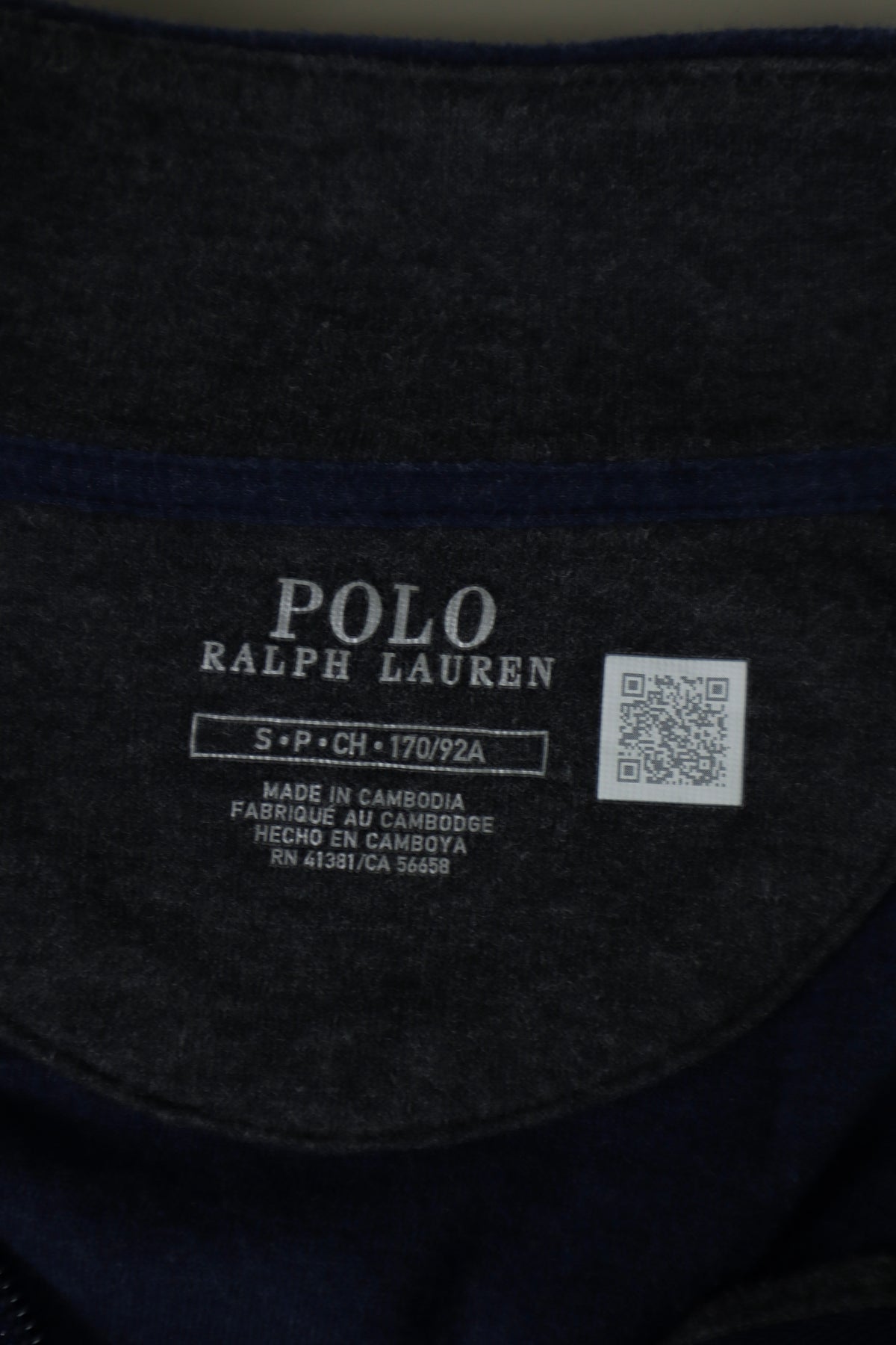 Ralph Lauren trui met kwart rits - S