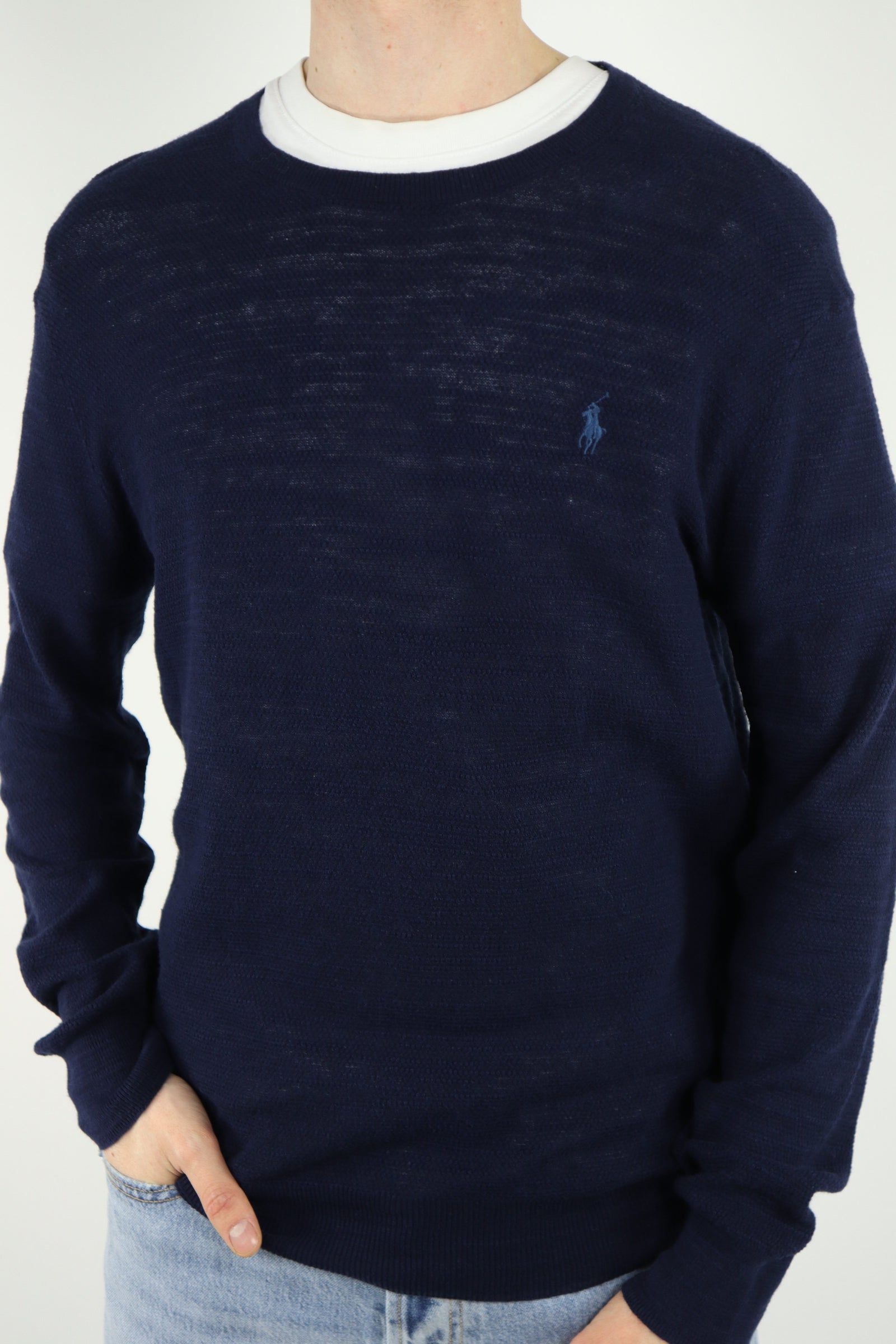 Ralph Lauren trui met ronde hals - M