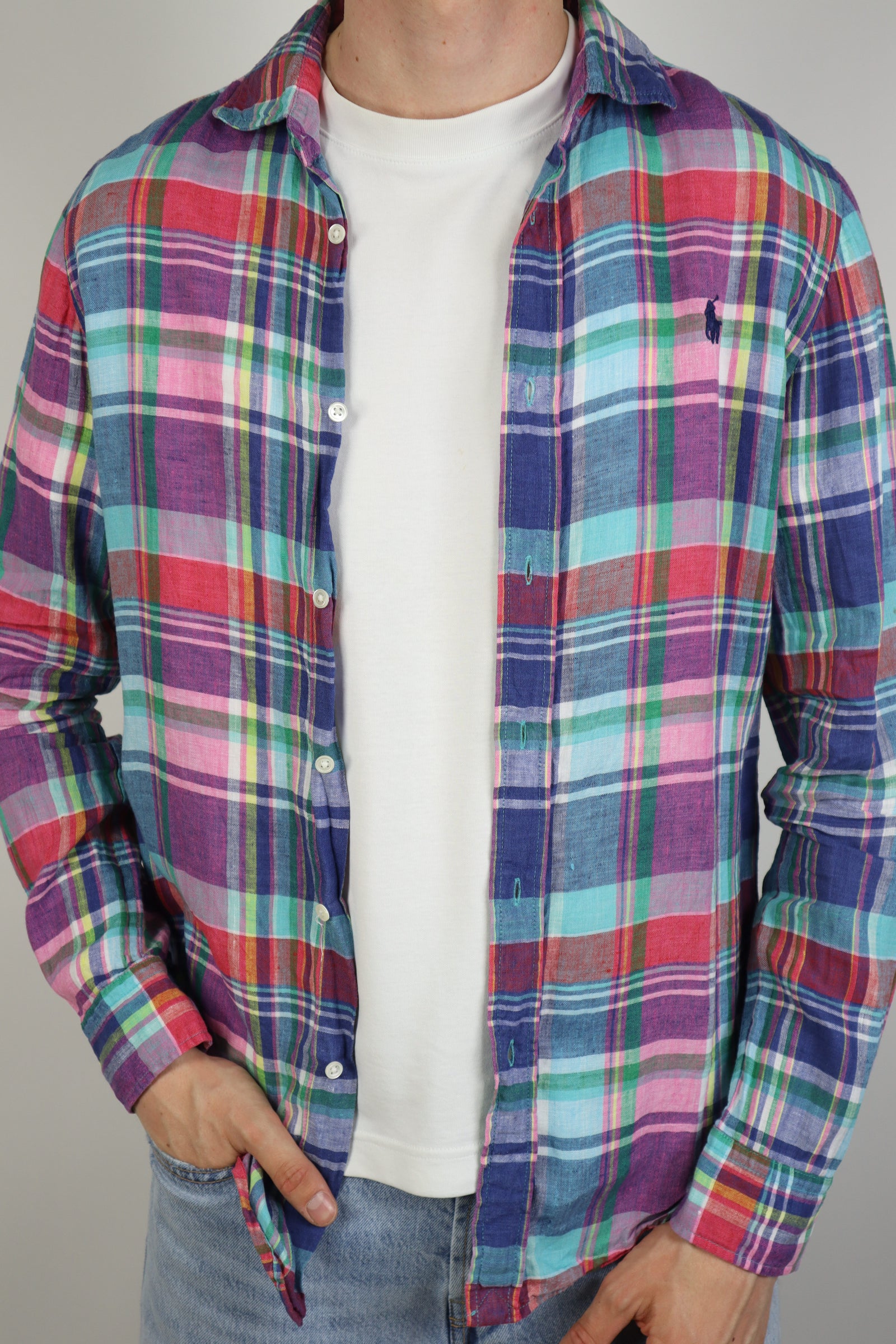 Ralph Lauren linnen overhemd - M