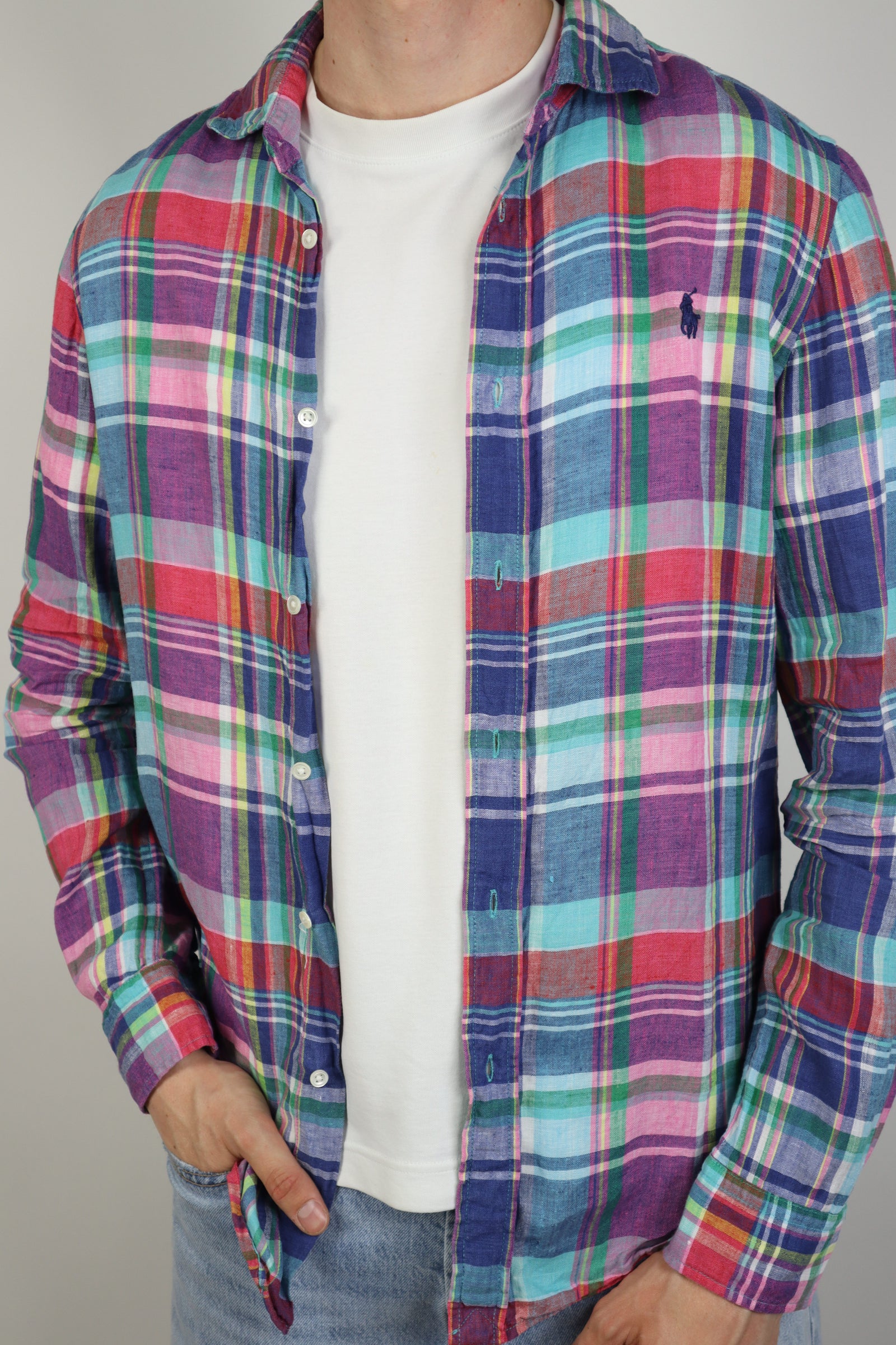 Ralph Lauren linnen overhemd - M