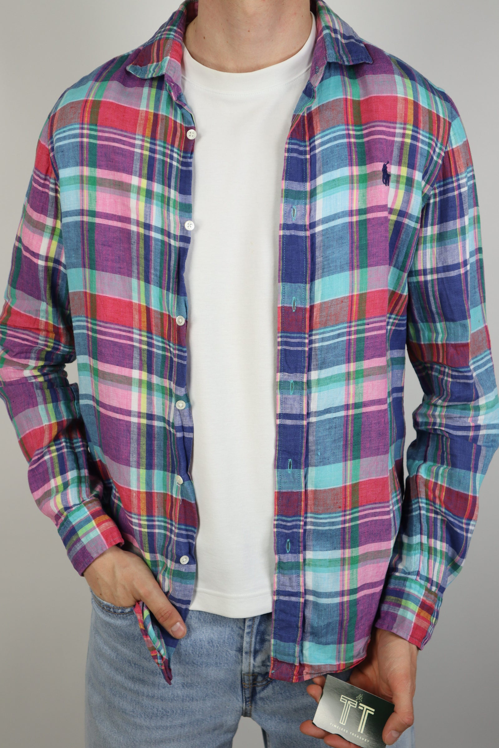 Ralph Lauren linnen overhemd - M
