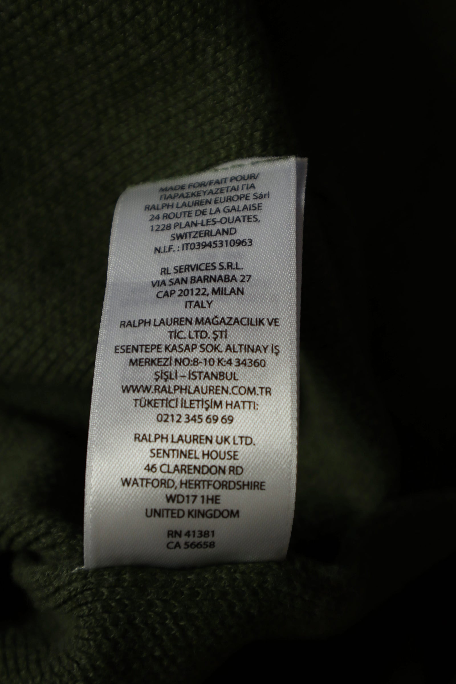 Ralph Lauren quarter zip - M