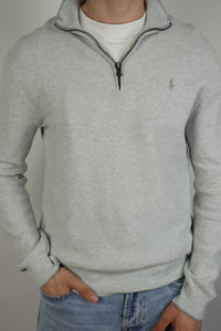Ralph Lauren trui met kwart rits - M