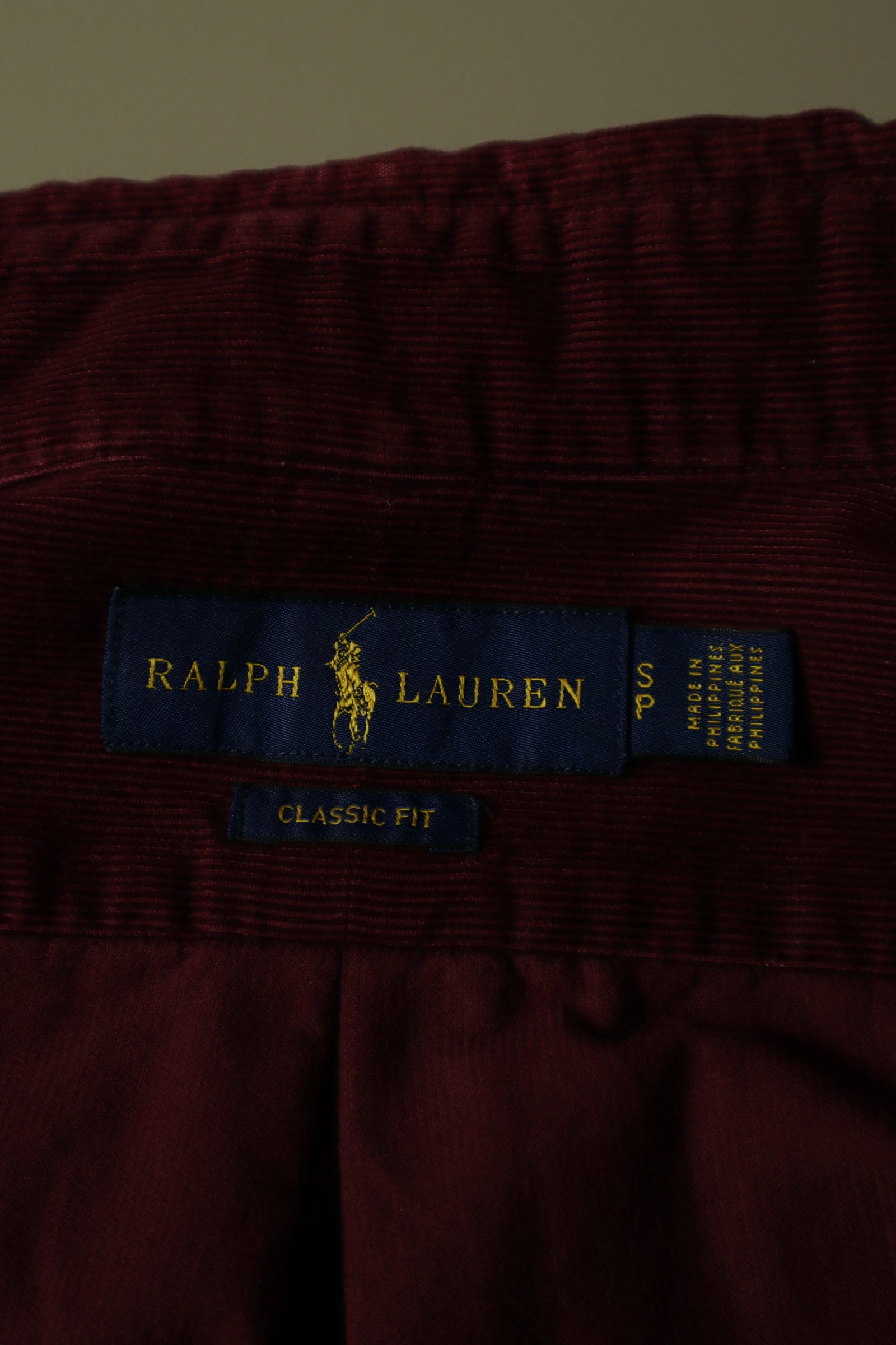 Ralph Lauren corduroy overhemd - S