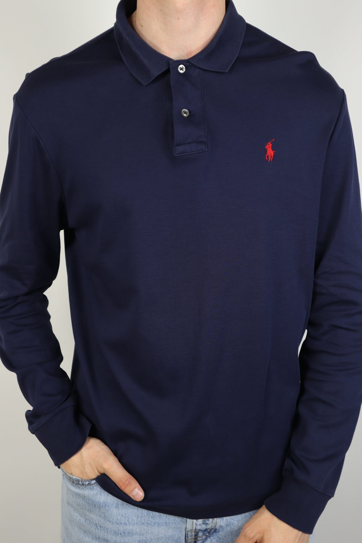 Ralph Lauren polo shirt lange mouw - L
