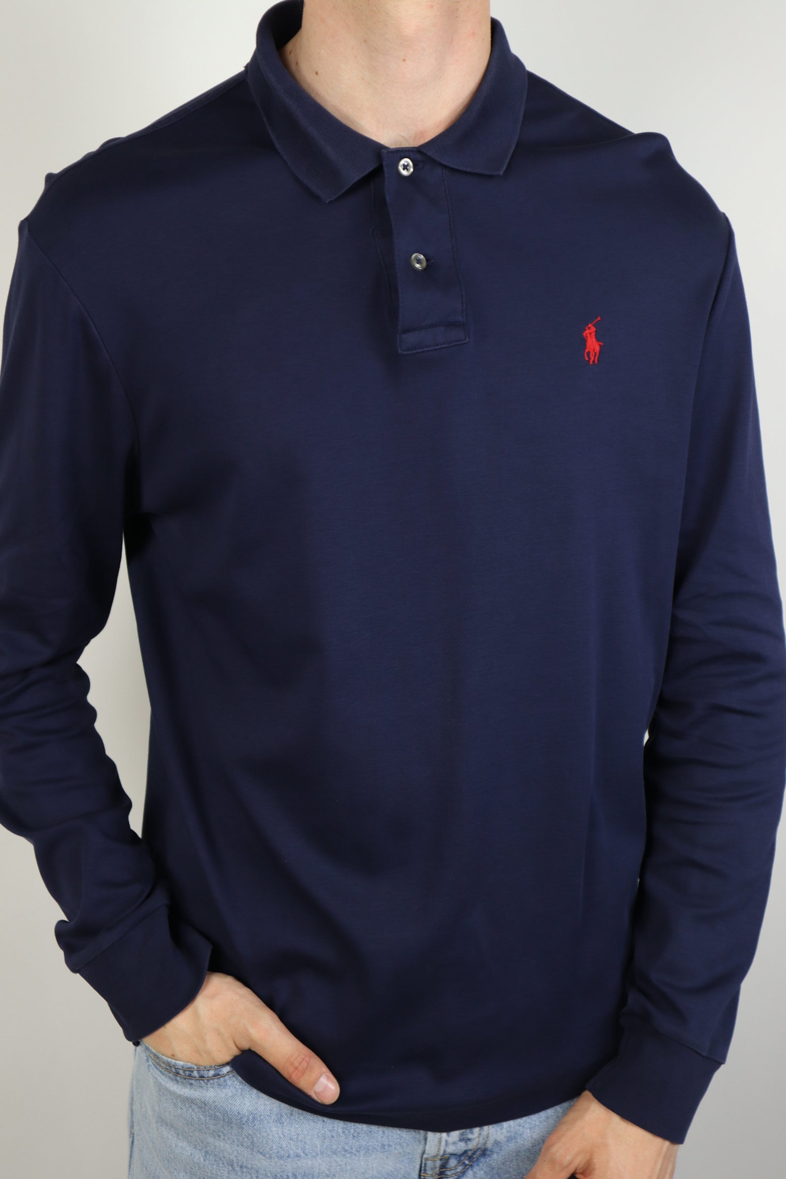 Ralph Lauren polo lange mouw - L