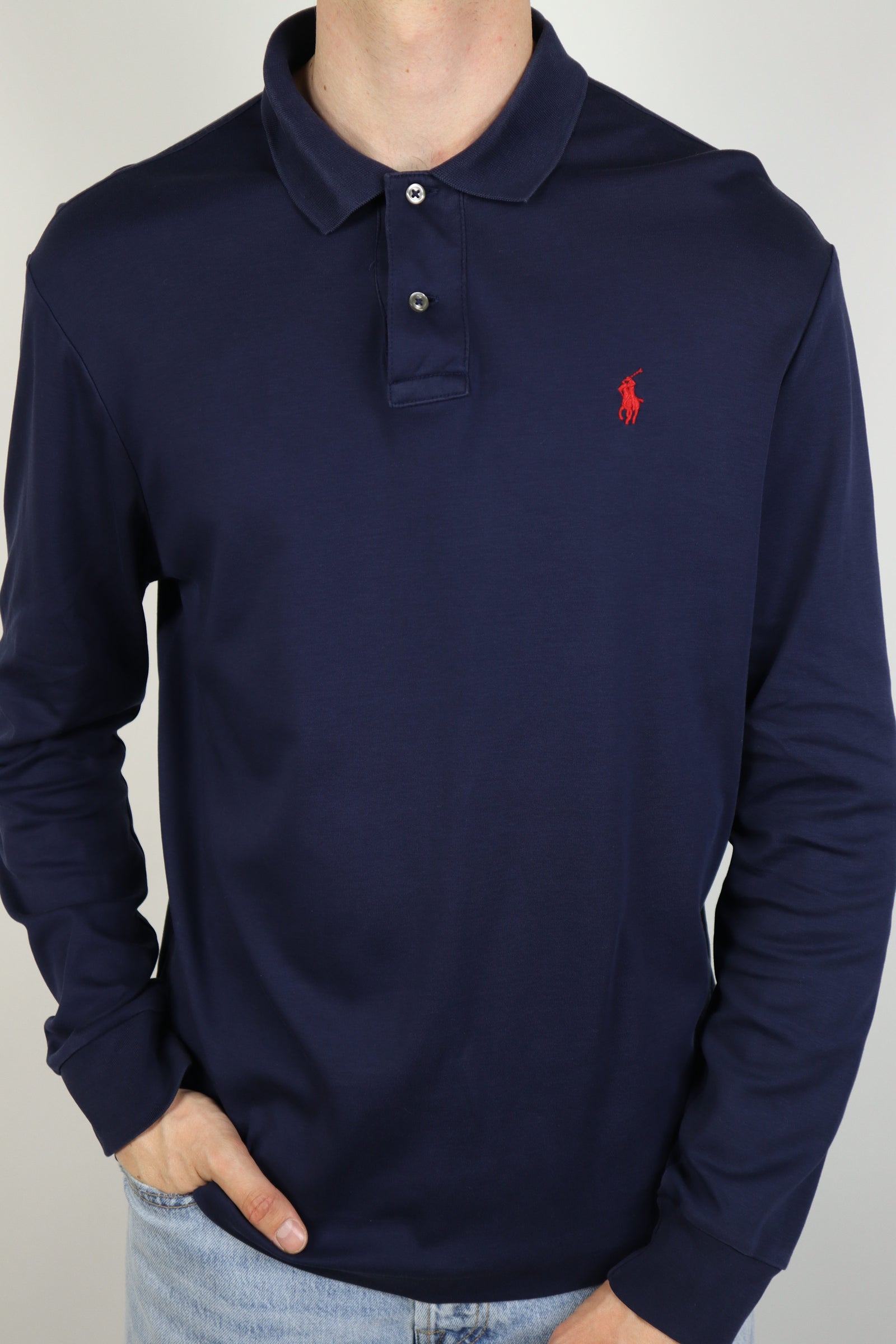 Ralph Lauren polo lange mouw - L
