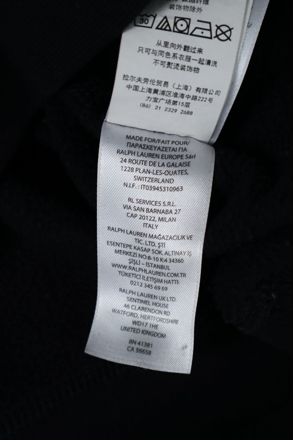 Ralph Lauren trui met capuchon - S
