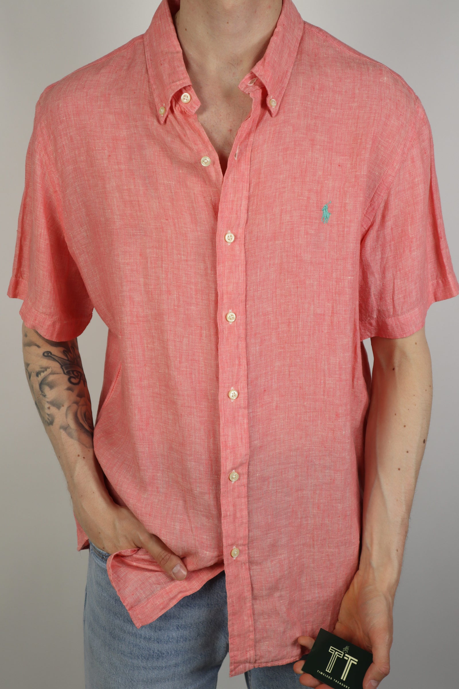 Ralph Lauren linnen overhemd - XL