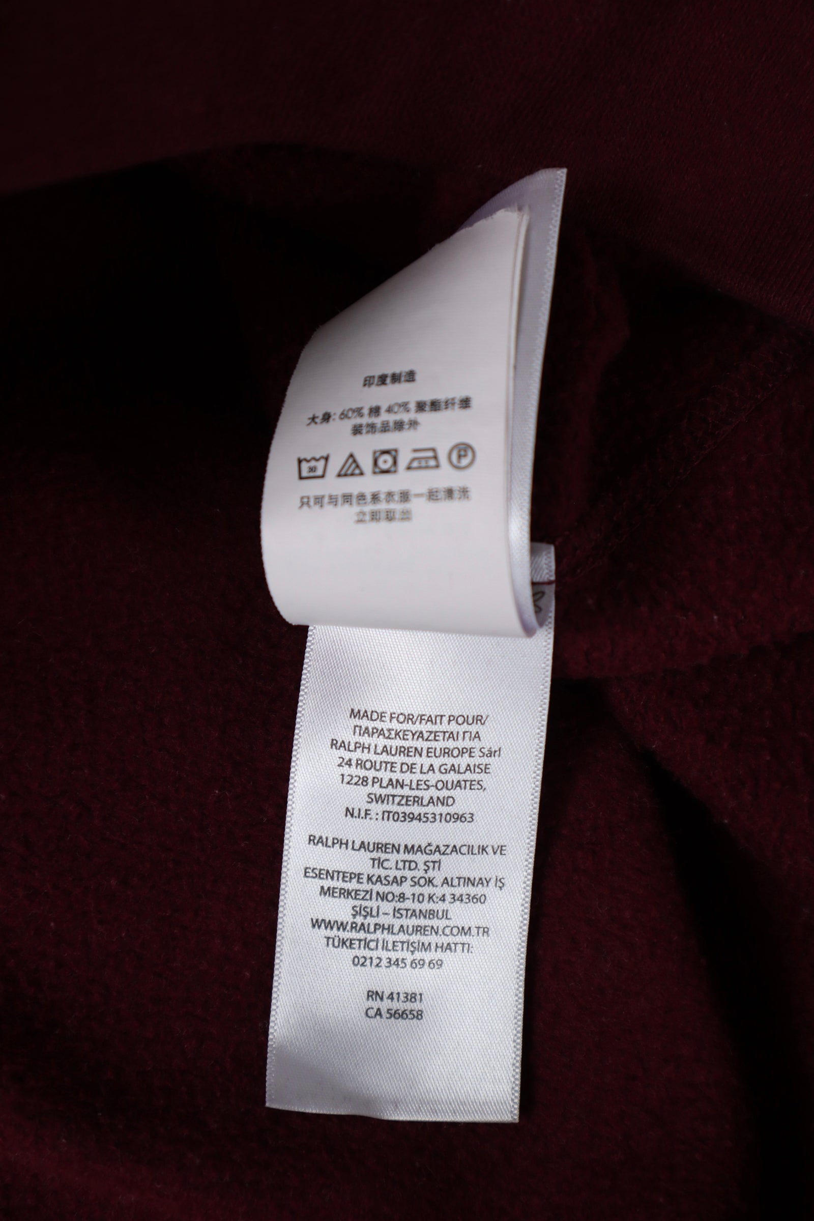 Ralph Lauren trui met capuchon - L