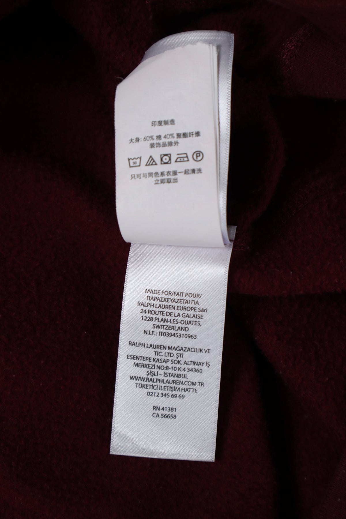 Ralph Lauren trui met capuchon - L