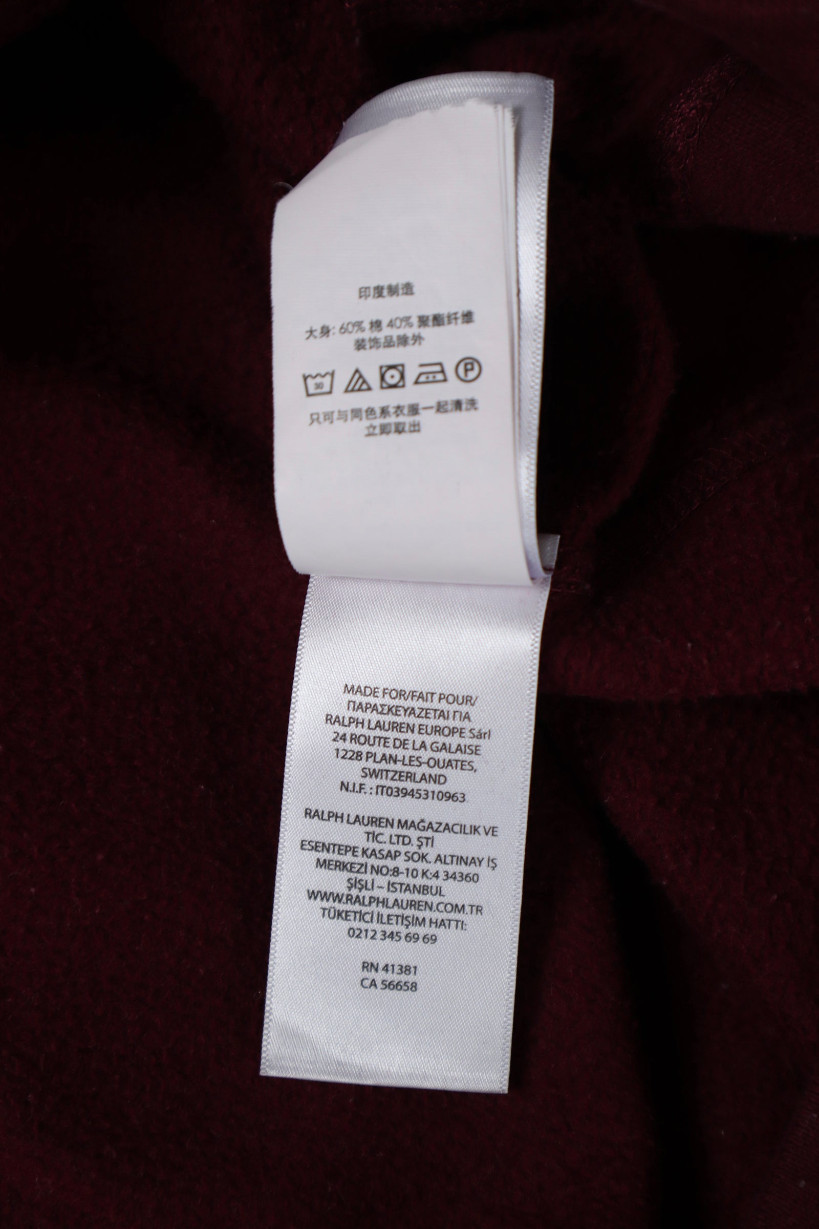 Ralph Lauren trui met capuchon - L