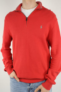 Ralph Lauren trui met kwart rits - L