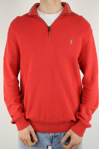 Ralph Lauren trui met kwart rits - L